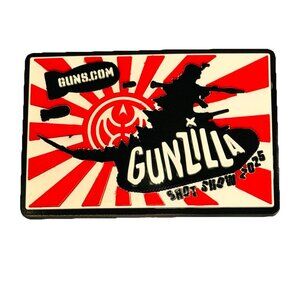 Gunzilla Godzilla Guns.com  Tactical Morale Patch PVC Shot Show 2025